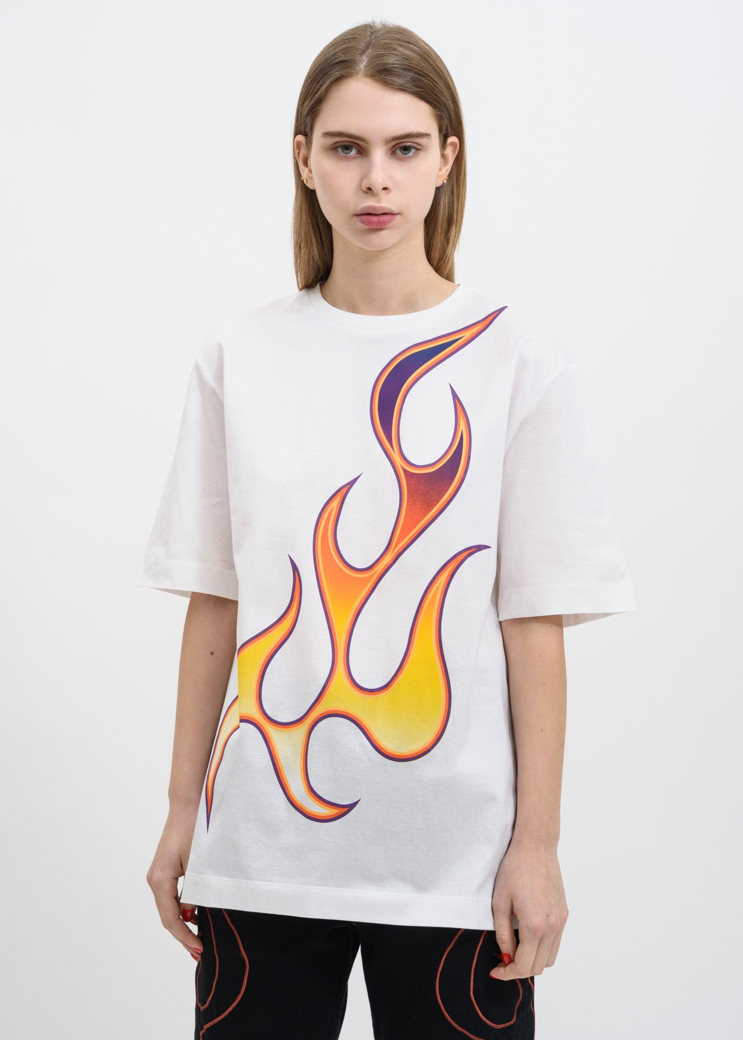 ETUDES エチュード DESERT LS FLAMING ロンT 炎