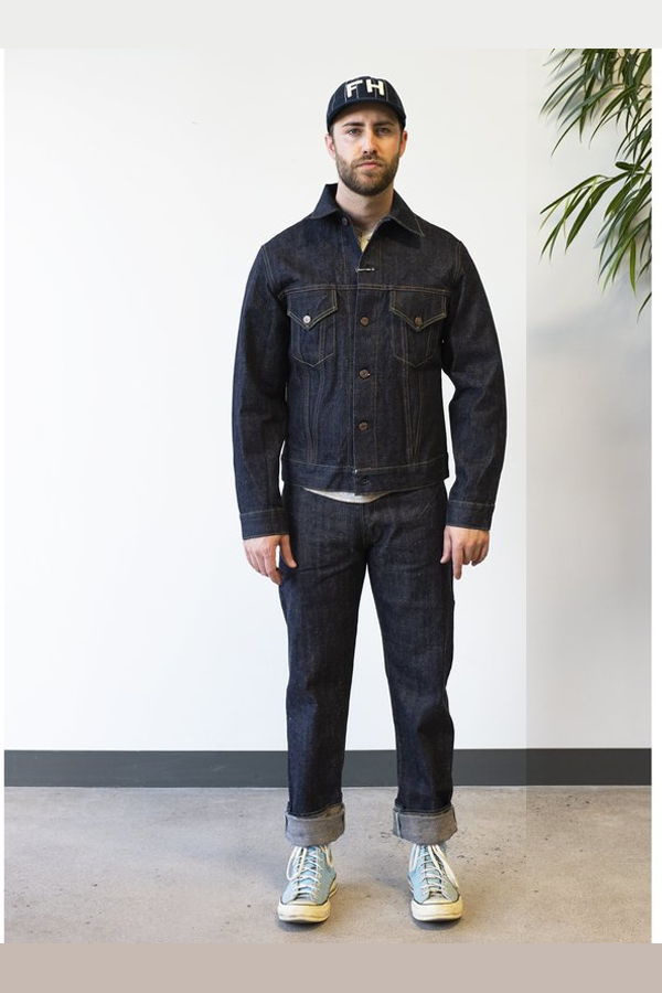 Sugar Cane 1962 Type III Denim Jacket - blue