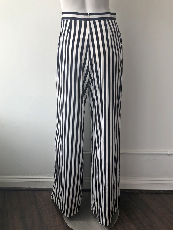 Zimmermann Moncur Striped Pant - French Navy Stripe | Garmentory