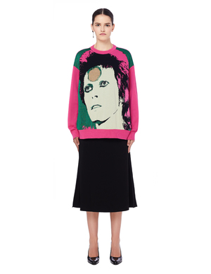 Undercover David Bowie Wool-Blend Sweater - Pink | Garmentory