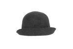 Clyde Aja Hat in Charcoal Wool - Thumbnail 1