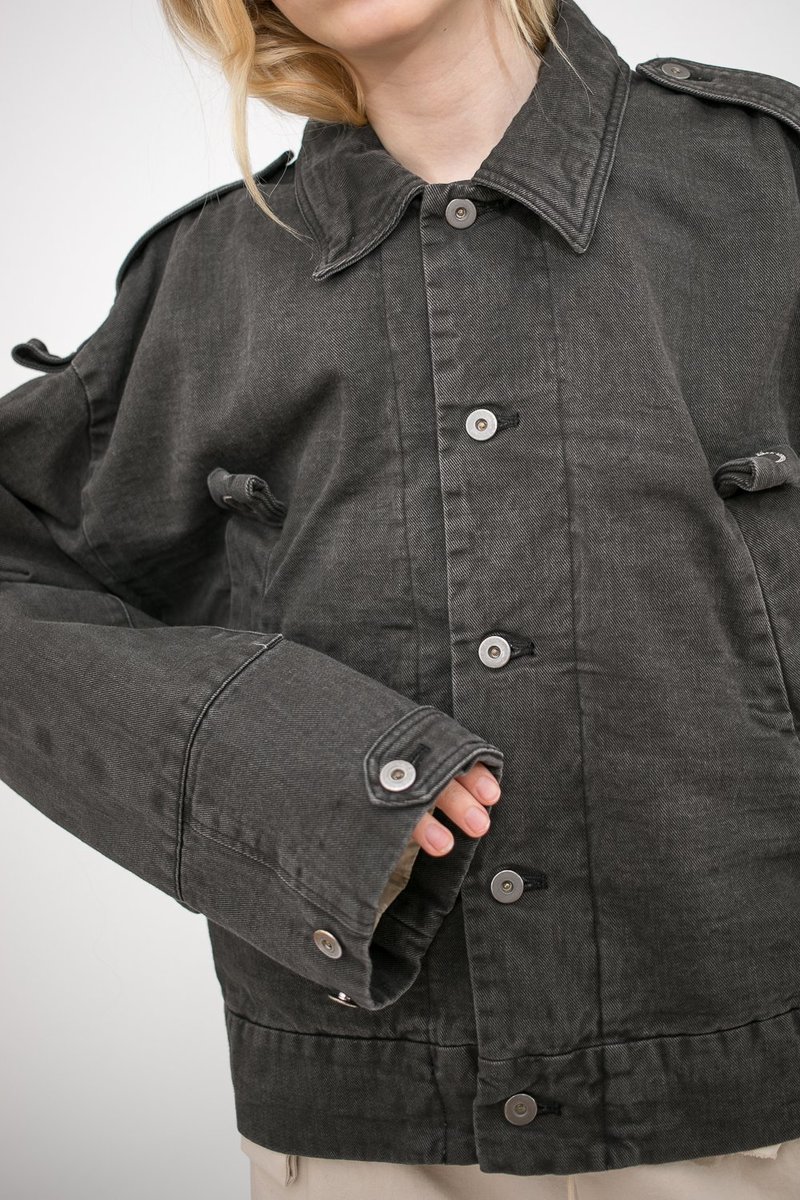 2010s Bernhard Willhelm Acid Washed N2B with Elastic Sleeves