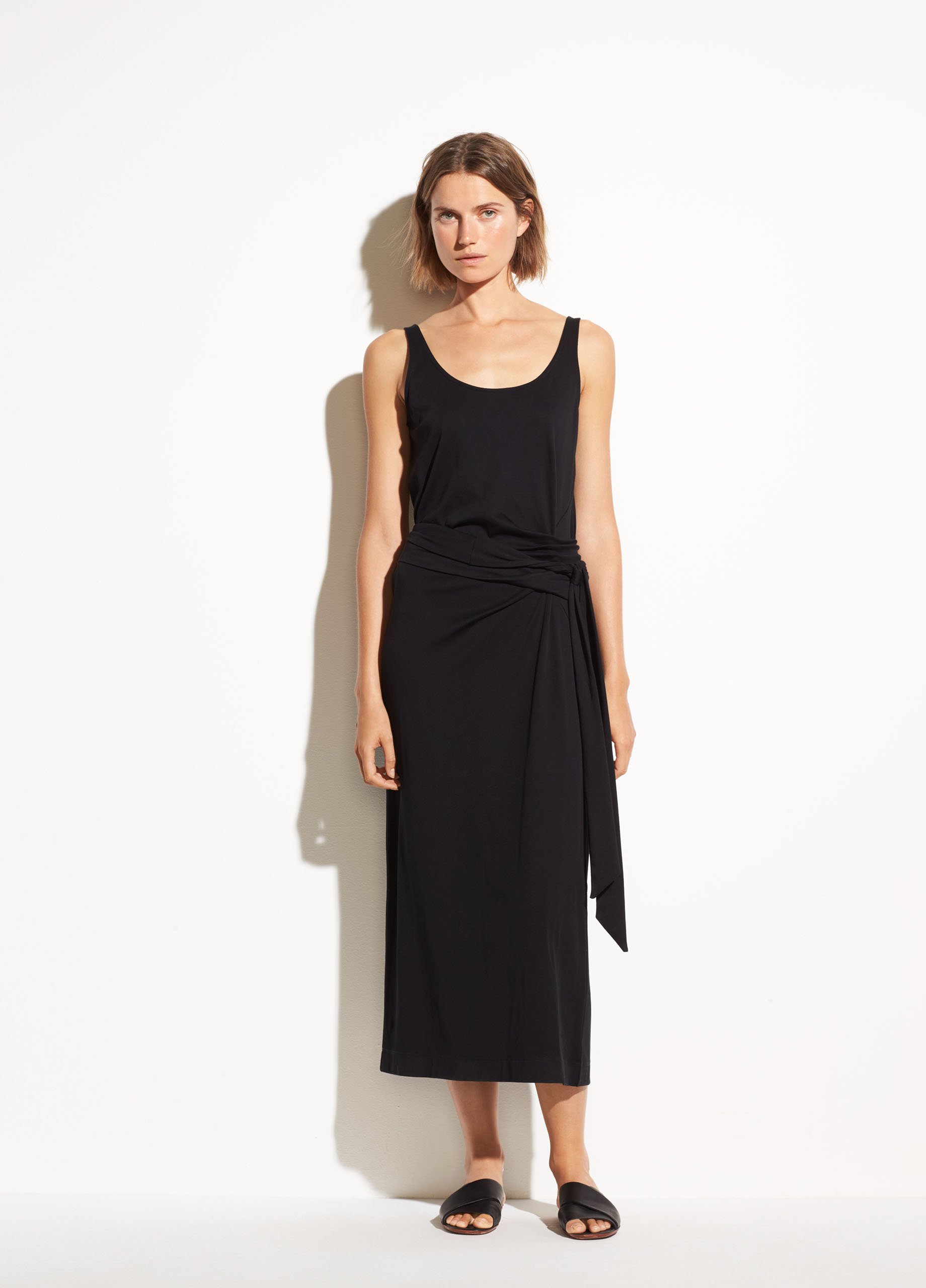 white christmas dresses Pima Cotton Stretch Jersey Tank Dress – Eileen Fisher Renew main image 0