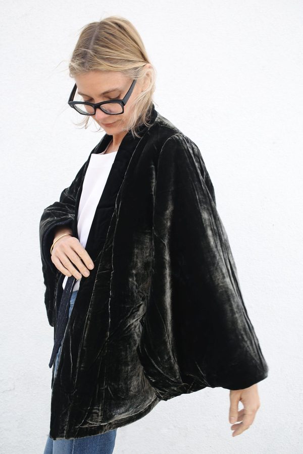 Visvim Kimono Souvenir Coat - Navy | Garmentory
