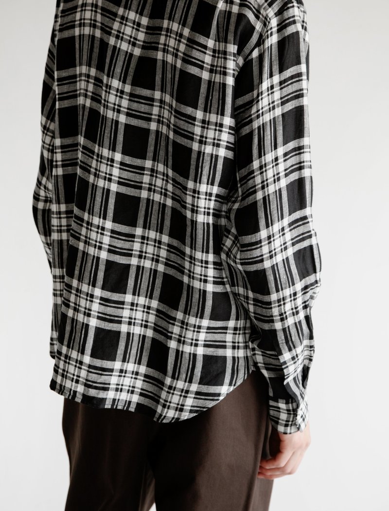 Margaret Howell Minimal Shirt - Oversized Linen Check | Garmentory