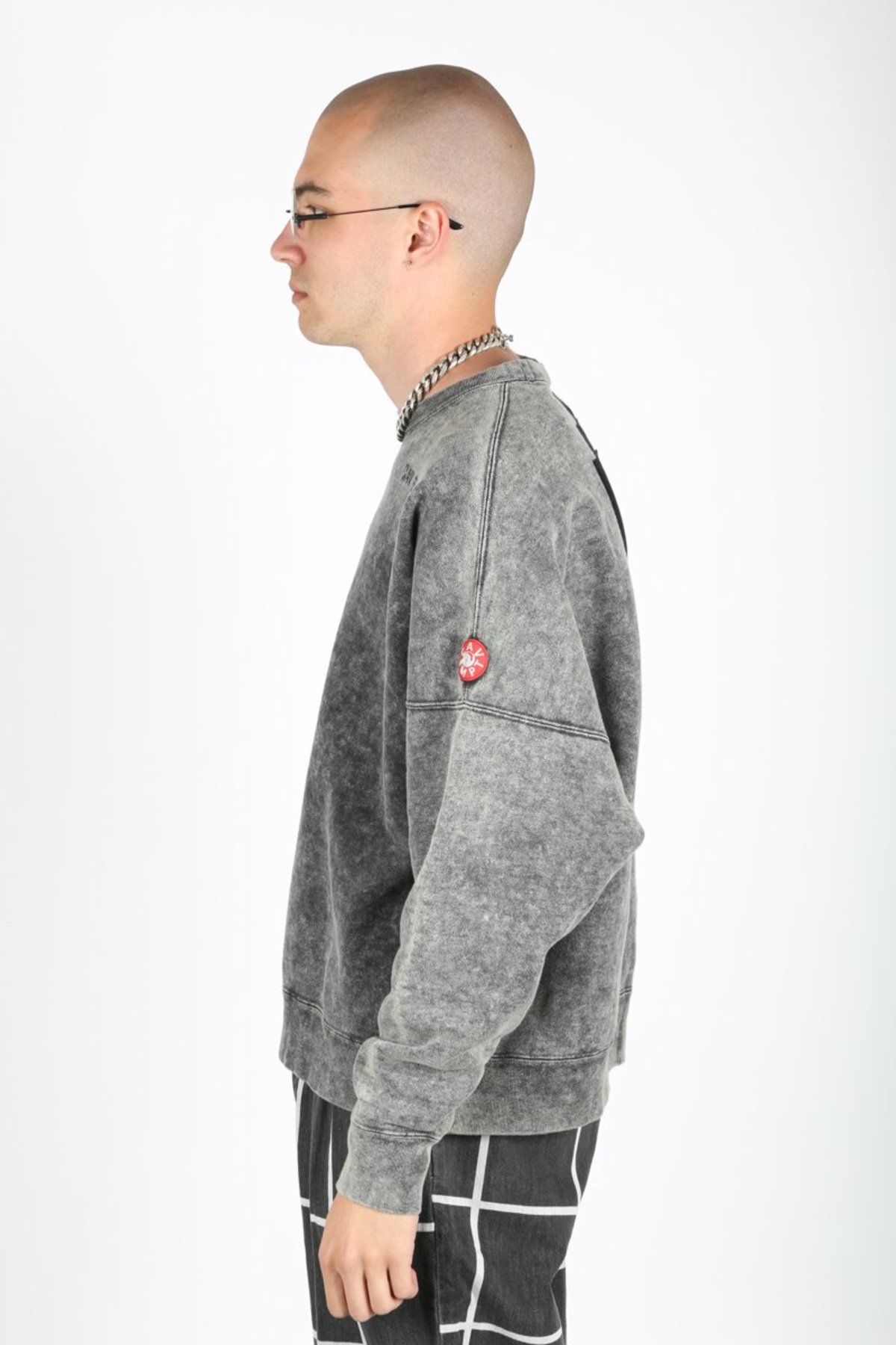 Cav Empt Bleached Washed Crewneck Sweatshirt | Garmentory