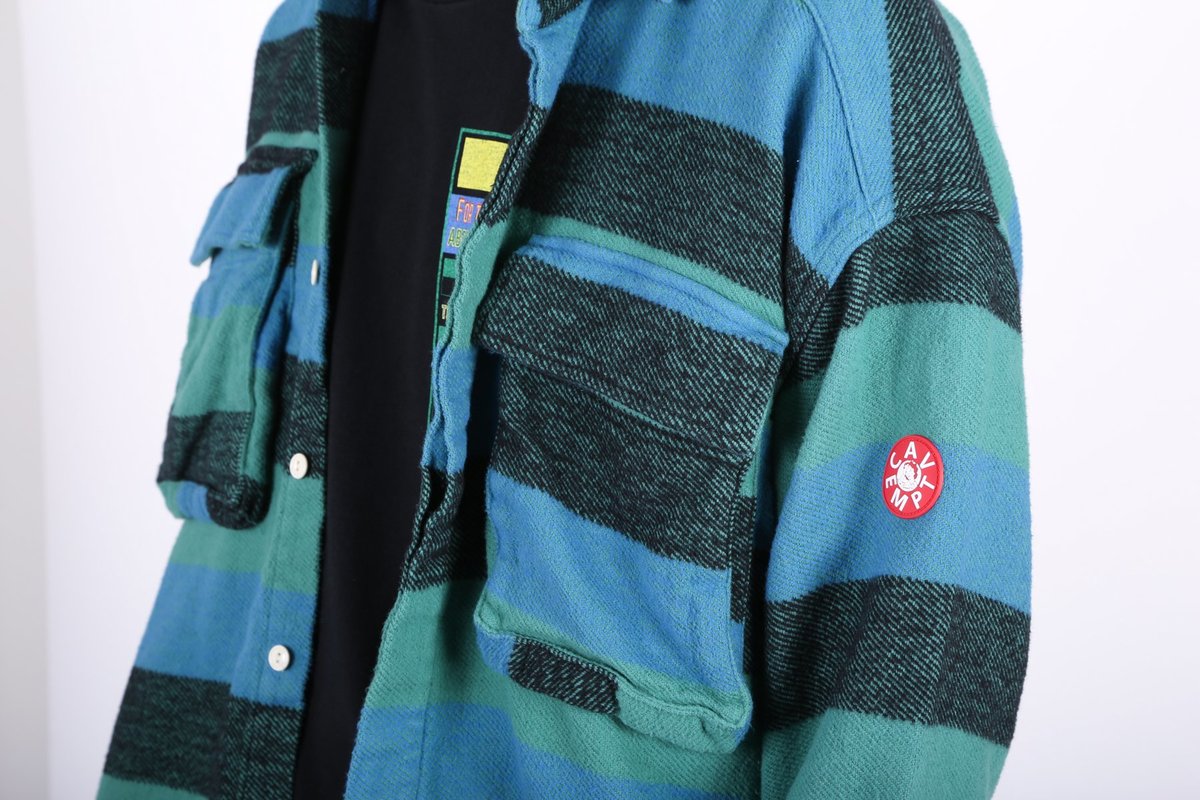 Cav Empt Stripe Flannel Big Shirt | Garmentory