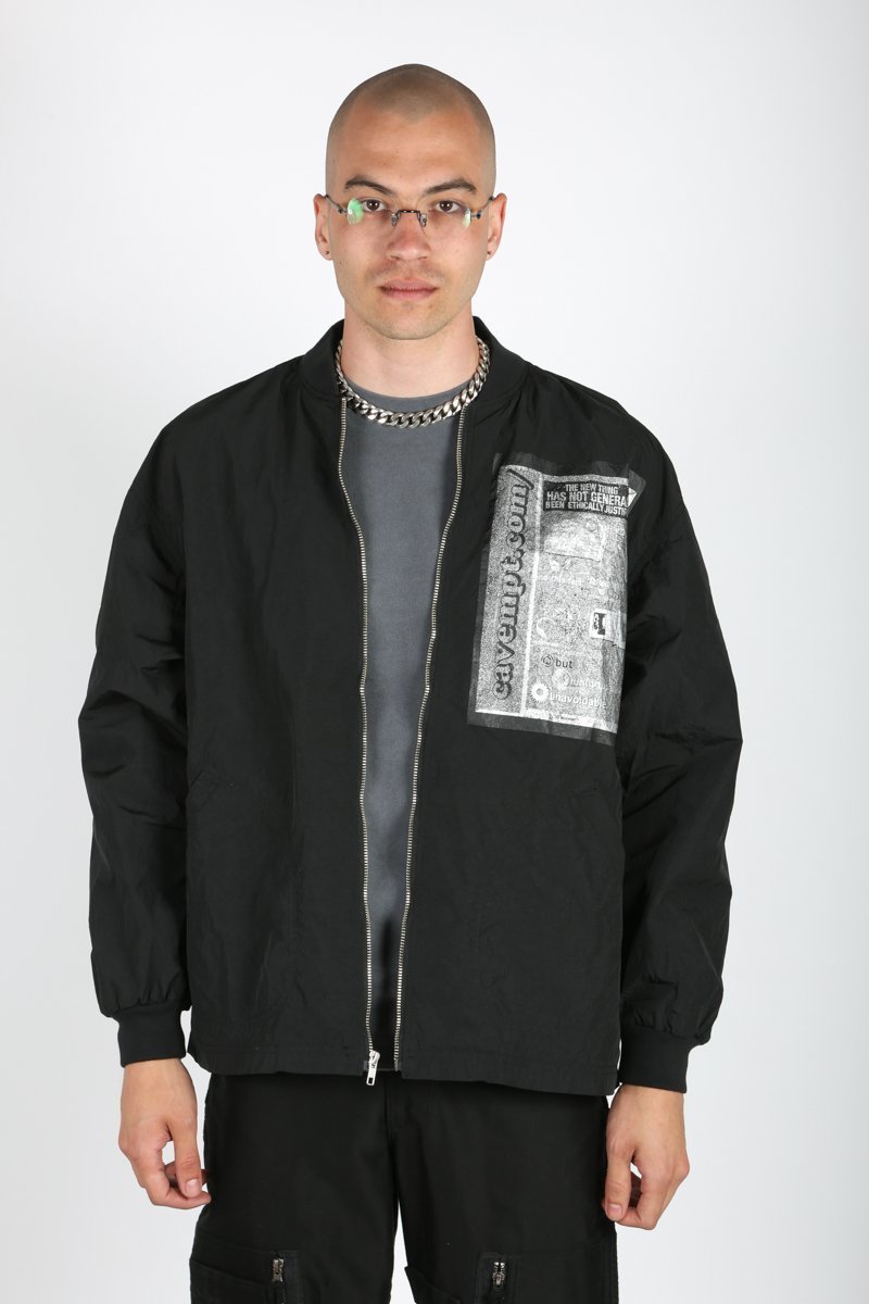 Cav Empt UNAVOIDABLE ZIP JACKET - black | Garmentory