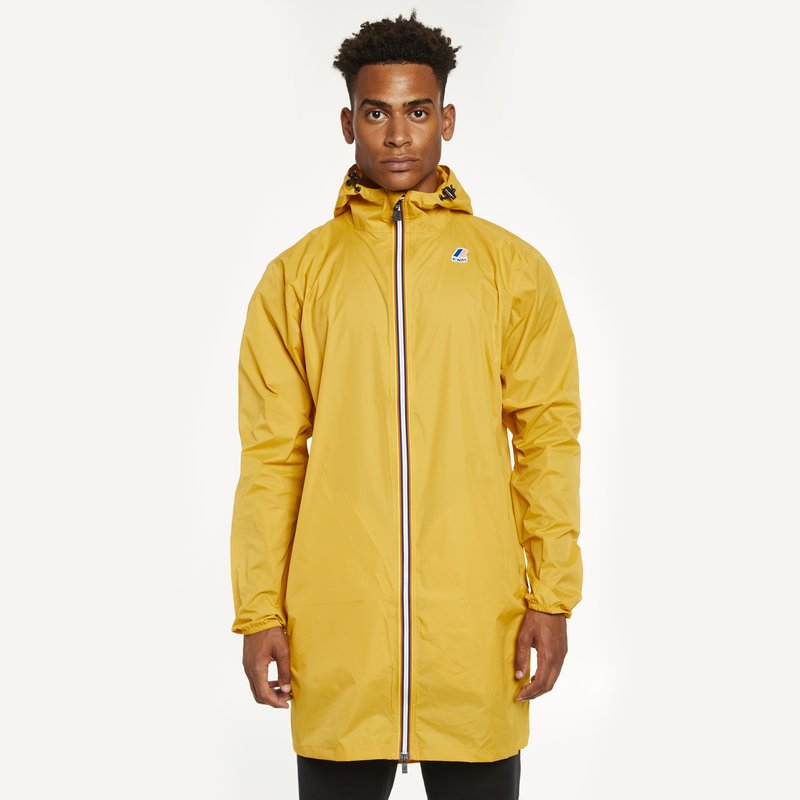 K-Way Le Vrai 3.0 Eiffel Full Zip Jacket - Yellow Mustard | Garmentory