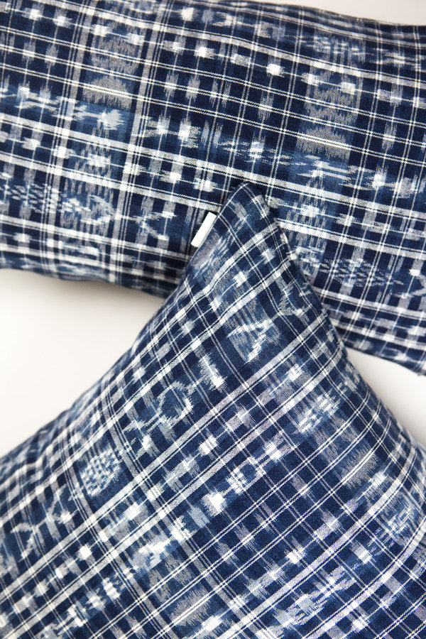 Archive New York Vintage Corte Pillow - Indigo Plaid Archive New York Vintage Corte Pillow - Indigo Plaid