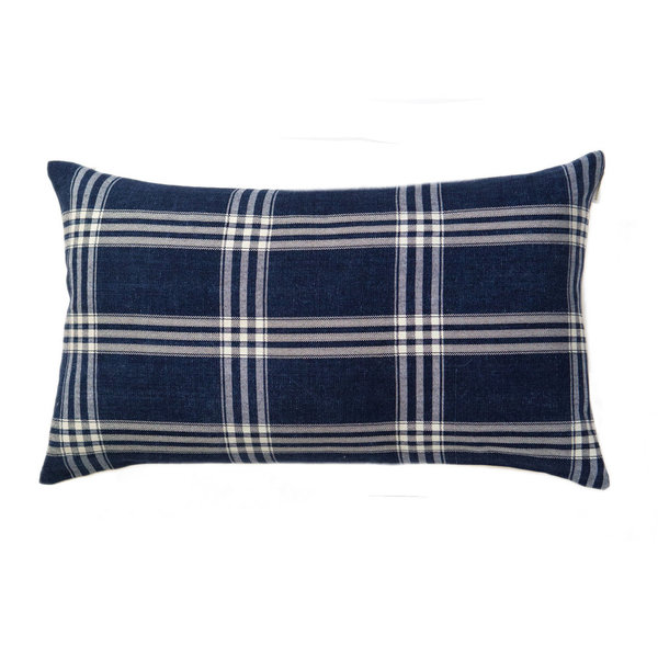 Archive New York Vintage Corte Pillow - Indigo Plaid Archive New York Vintage Corte Pillow - Indigo Plaid