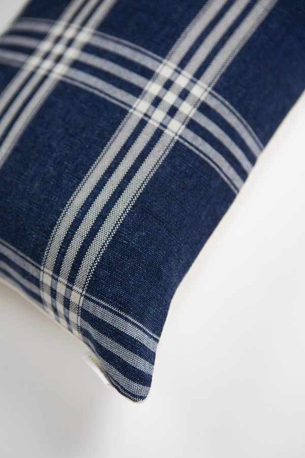 Archive New York Vintage Corte Pillow - Indigo Plaid Archive New York Vintage Corte Pillow - Indigo Plaid