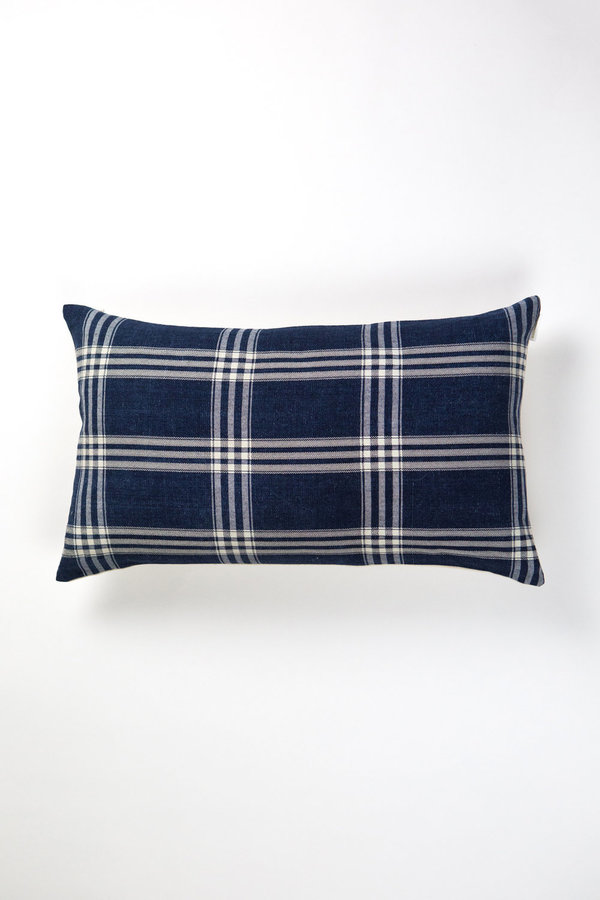 Archive New York Vintage Corte Pillow - Indigo Plaid Archive New York Vintage Corte Pillow - Indigo Plaid