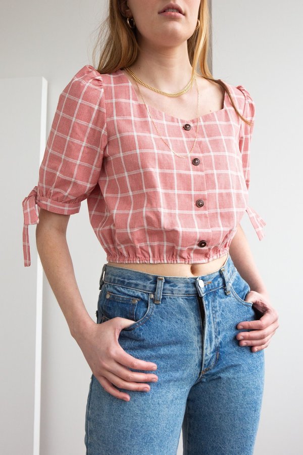 Quin Barbara Blouse - Check Quin Barbara Blouse - Check