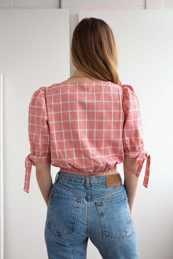 Quin Barbara Blouse - Check Quin Barbara Blouse - Check