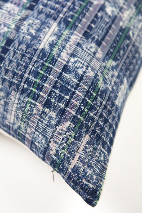 Archive New York Vintage Corte Pillow - Indigo Plaid Archive New York Vintage Corte Pillow - Indigo Plaid
