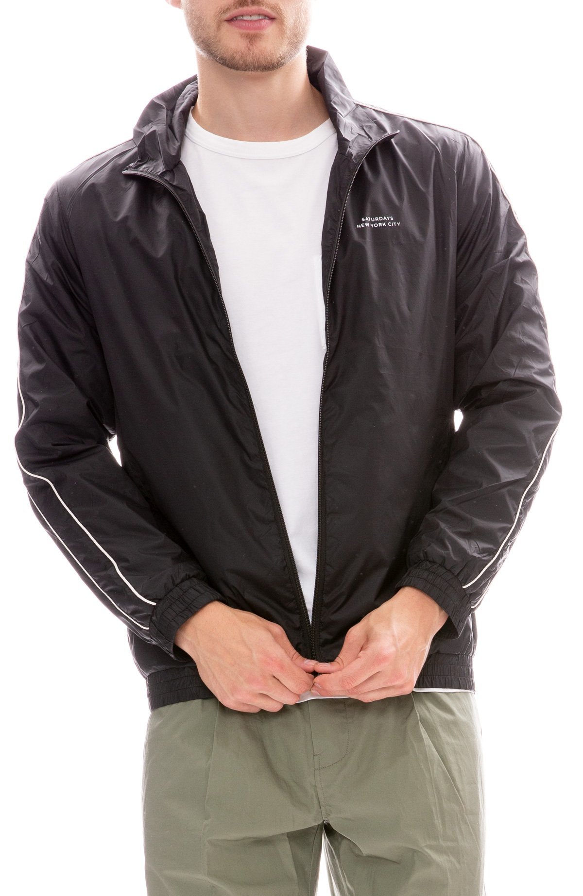 Saturdays NYC Everett Nylon Track Jacket | Garmentory