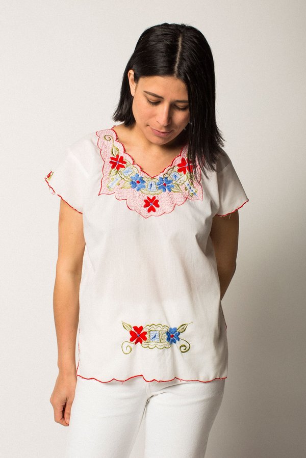 Preservation Vintage Sheer Embroidered Top Preservation Vintage Sheer Embroidered Top