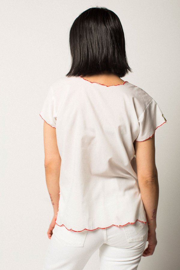 Preservation Vintage Sheer Embroidered Top Preservation Vintage Sheer Embroidered Top