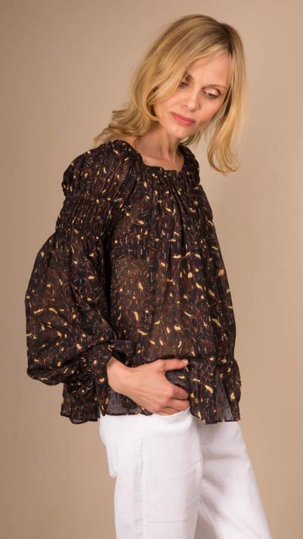 Ulla Johnson Farai Blouse - Jet Ulla Johnson Farai Blouse - Jet
