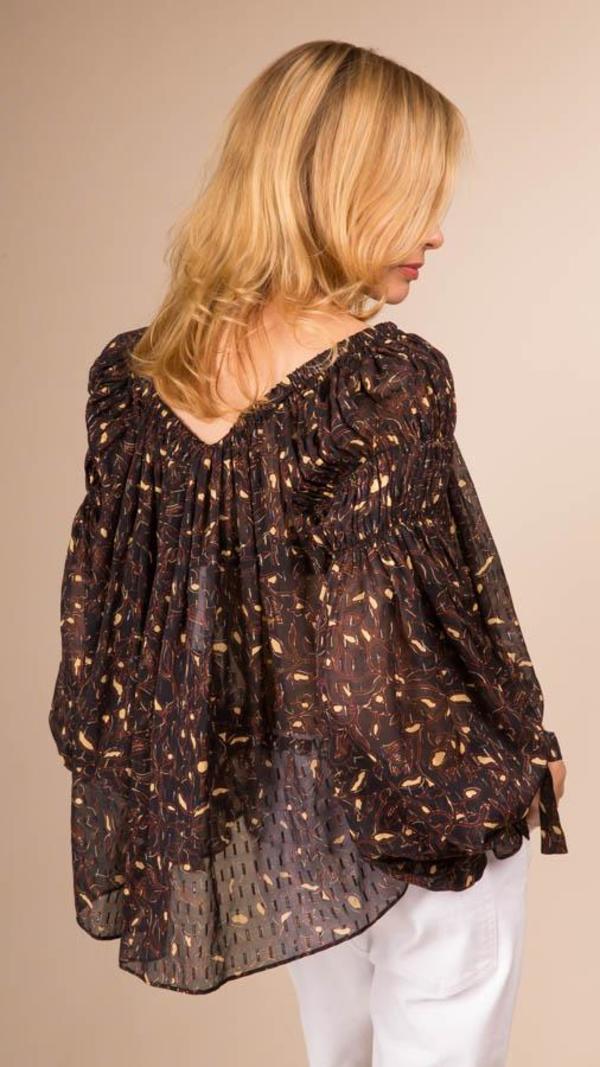 Ulla Johnson Farai Blouse - Jet Ulla Johnson Farai Blouse - Jet