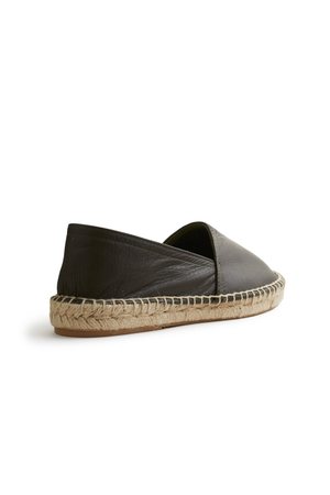 Lisa B. Leather Classic Espadrille - Olive Lisa B. Leather Classic Espadrille - Olive