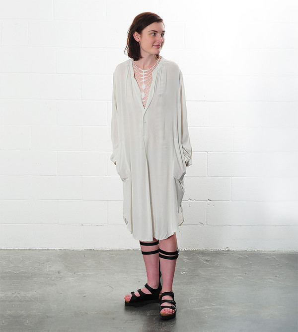 Raquel Allegra Henley Dress | Garmentory
