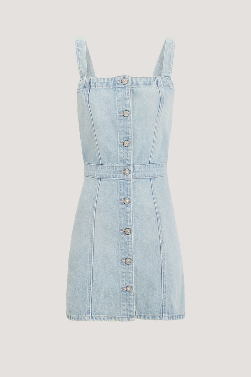 boyish kennedy denim dress BOYISH Kennedy Denim Dress - Indigo