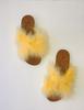 Brother Vellies Lamu Sandal - Mango Marabou - Thumbnail 1