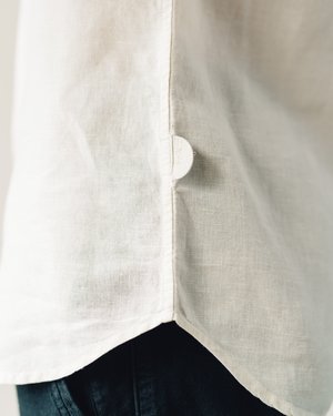 Folk Stitch Pocket Shirt - Stone Folk Stitch Pocket Shirt - Stone