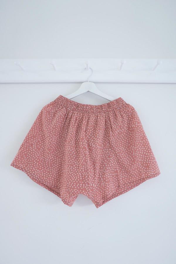 Karu Scrub Print Shorts - Dusty Pink Clay Karu Scrub Print Shorts - Dusty Pink Clay