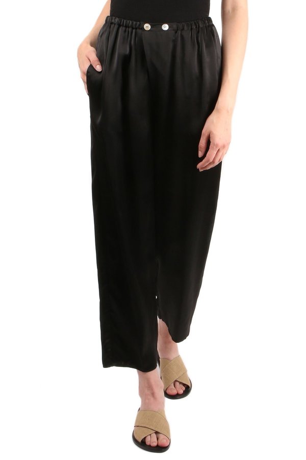 Forte Forte Shaded Satin Pants - Nero Forte Forte Shaded Satin Pants - Nero