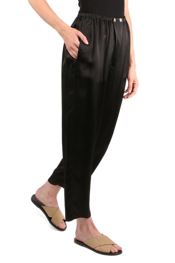 Forte Forte Shaded Satin Pants - Nero Forte Forte Shaded Satin Pants - Nero