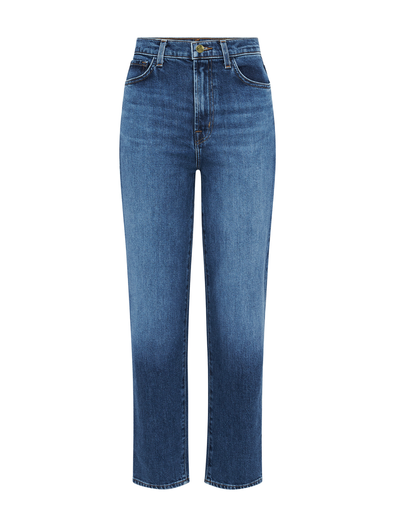 J Brand Jules High Rise Straight Jean Metropole