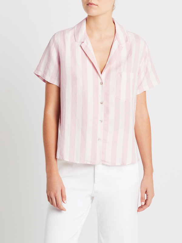 Rails Zuma Short Sleeved Shirt - Petal Stripe Rails Zuma Short Sleeved Shirt - Petal Stripe