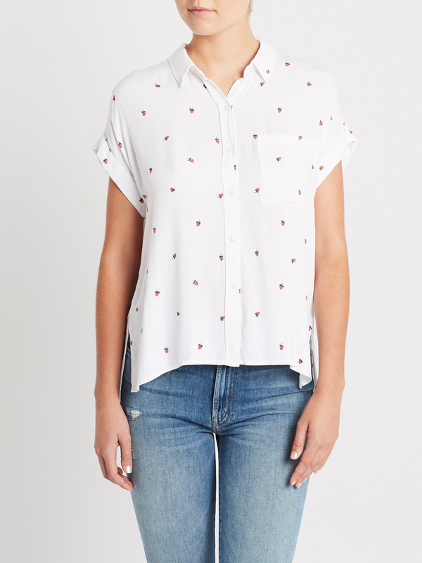 Rails Whitney Short Sleeved Shirt - Strawberry Fields Rails Whitney Short Sleeved Shirt - Strawberry Fields