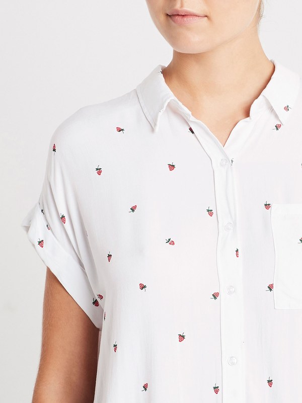 Rails Whitney Short Sleeved Shirt - Strawberry Fields Rails Whitney Short Sleeved Shirt - Strawberry Fields