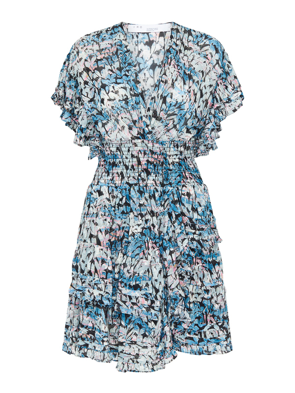 IRO Jenka Dress - Blue Floral IRO Jenka Dress - Blue Floral