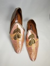 Coast & Koi Satin Brocade Shoes - Pink  - Thumbnail 1