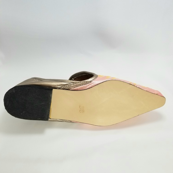 Coast & Koi Satin Brocade Shoes - Pink Coast & Koi Satin Brocade Shoes - Pink