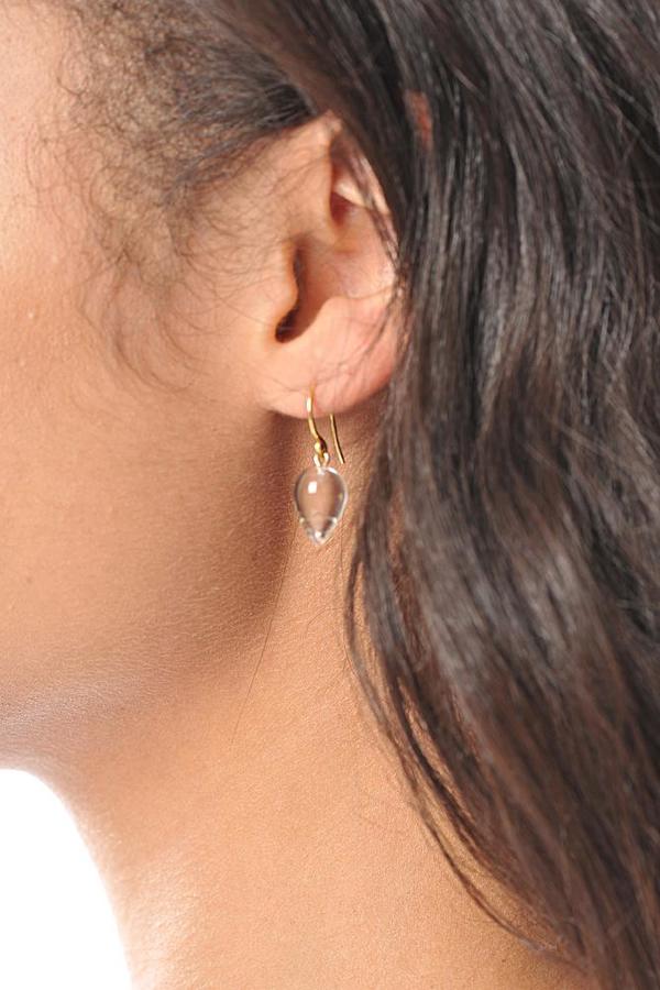 Percent Jewelry Rock Crystal Cabochon Drop Earring Percent Jewelry Rock Crystal Cabochon Drop Earring