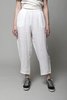 A Punto B Linen Trousers - Latte - Thumbnail 2