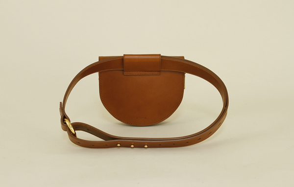 UNISEX ASHYA PALMETTO MINI BELT BAG - TOFFEE UNISEX ASHYA PALMETTO MINI BELT BAG - TOFFEE