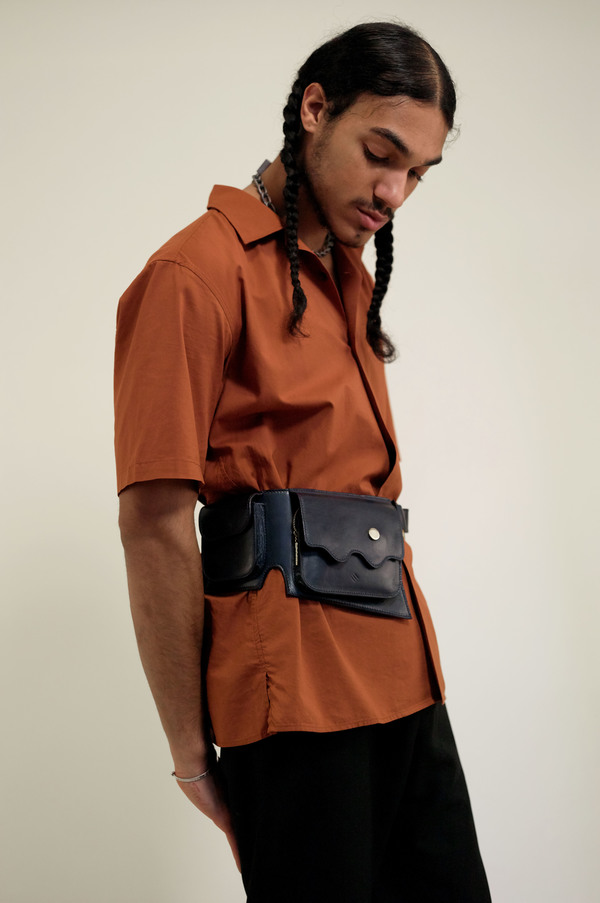 unisex ASHYA CHERAI BELT BAG - LAPIS unisex ASHYA CHERAI BELT BAG - LAPIS