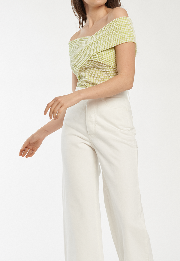 Rita Row Linda Top - Green Embossed Rita Row Linda Top - Green Embossed