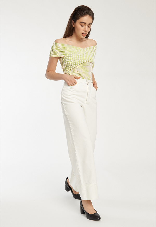 Rita Row Linda Top - Green Embossed Rita Row Linda Top - Green Embossed