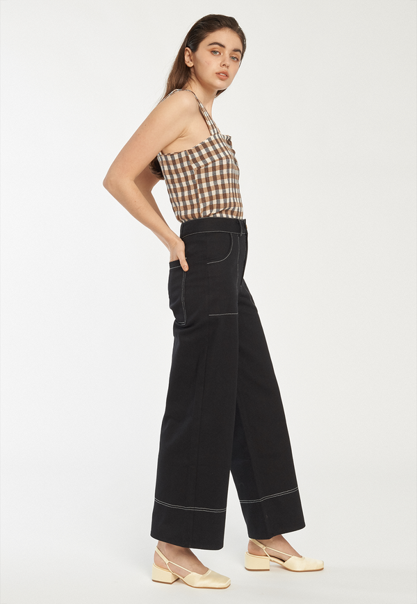 Rita Row Rat Top - Brown Gingham Rita Row Rat Top - Brown Gingham