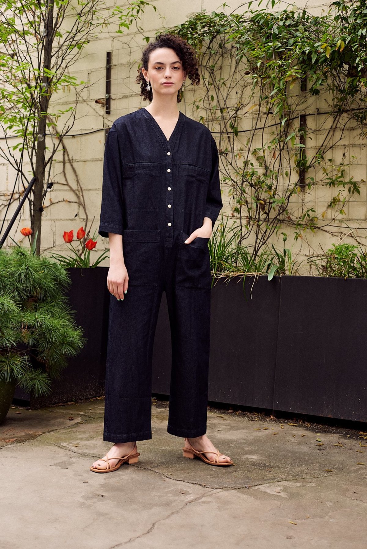 Ilana Kohn Tuck Coverall | Garmentory