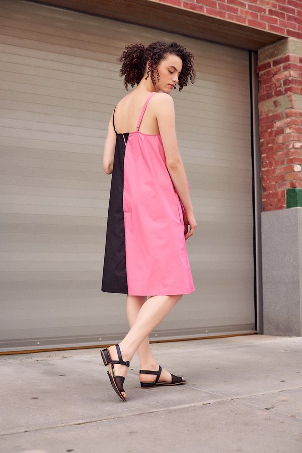 Veda Fiesta Mini Cotton Dress - Flamingo Split | Garmentory