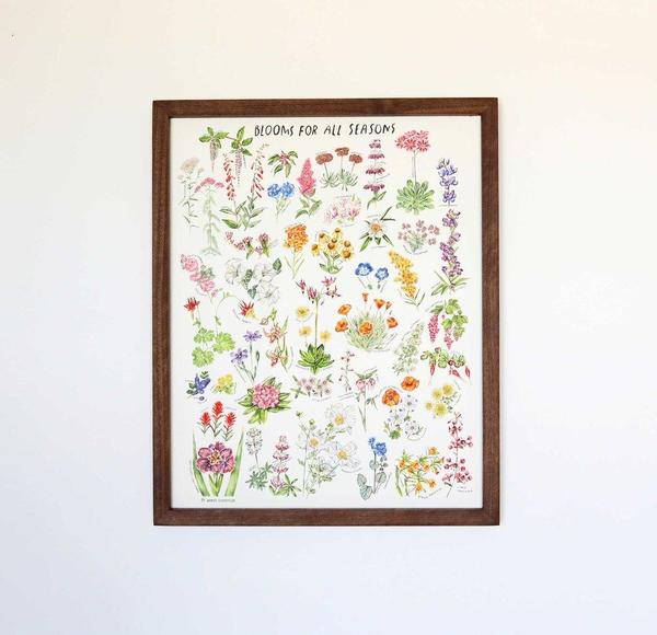 Maria Schoettler Blooms for All Seasons Print Maria Schoettler Blooms for All Seasons Print